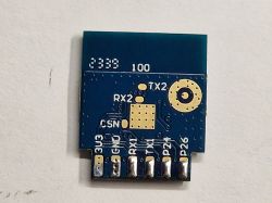 CB2S Module with Pins CB2S module with visible pins and labels.