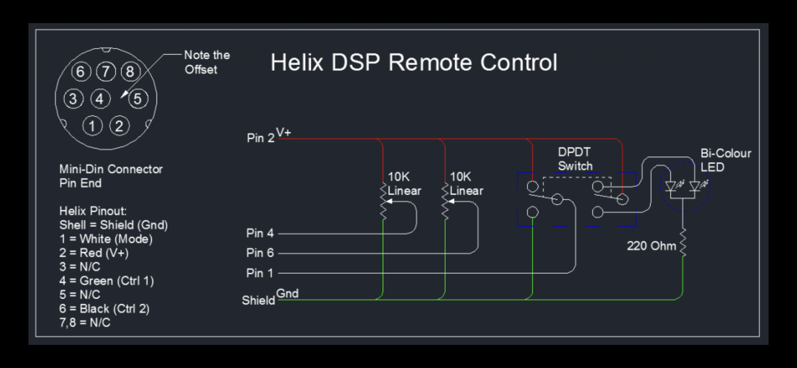 2 end line. Helix DSP 2пульт. Пульт для процессора Helix DSP. Helix DSP схема пульта. Пульт Helix URC.3.