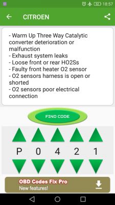 Kontrolka UREA i błędy P2A00, P0421 w Citroen C4 Picasso 2014