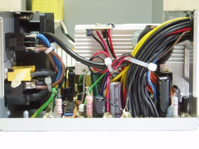 Mode Com model: ATX-350GTF(PF) PFC naprawa po uszkodzeniu D209L