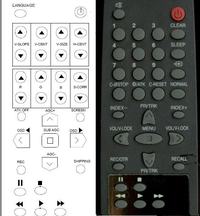 Daewoo mod.K14H1T proc. SDA5555A039 TV+VCR tryb serwisowy