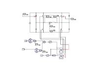 Dwubiegunowość 1-fazowego falownika- schemat