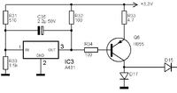 Jaki element 3-końcówkowy w zasilaczu Plustek KFBA4600CP?