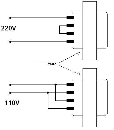Jak podłączyć napięcie 220V do transformatora Unitra Zatra TS120/13?