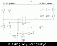 Schemat przekaźnika czasowego 3-wejściowego z Atemega8 lub PIC16F84