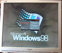 LCD Philips 190S kolory w negatywie