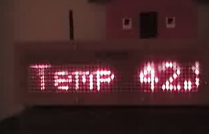 Wyswietlacz LED z komunikacją RF