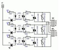 Układ wykonawczy na optotriakach, na 400V jak wykonać?