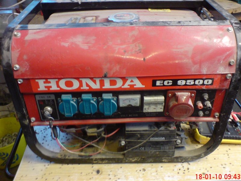 naprawa agregatu Honda Ec 9500 elektroda.pl
