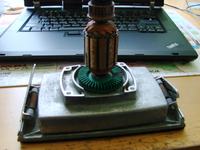 Szlifierka oscylacyjna metabo sr 3320 luźna dolna płyta