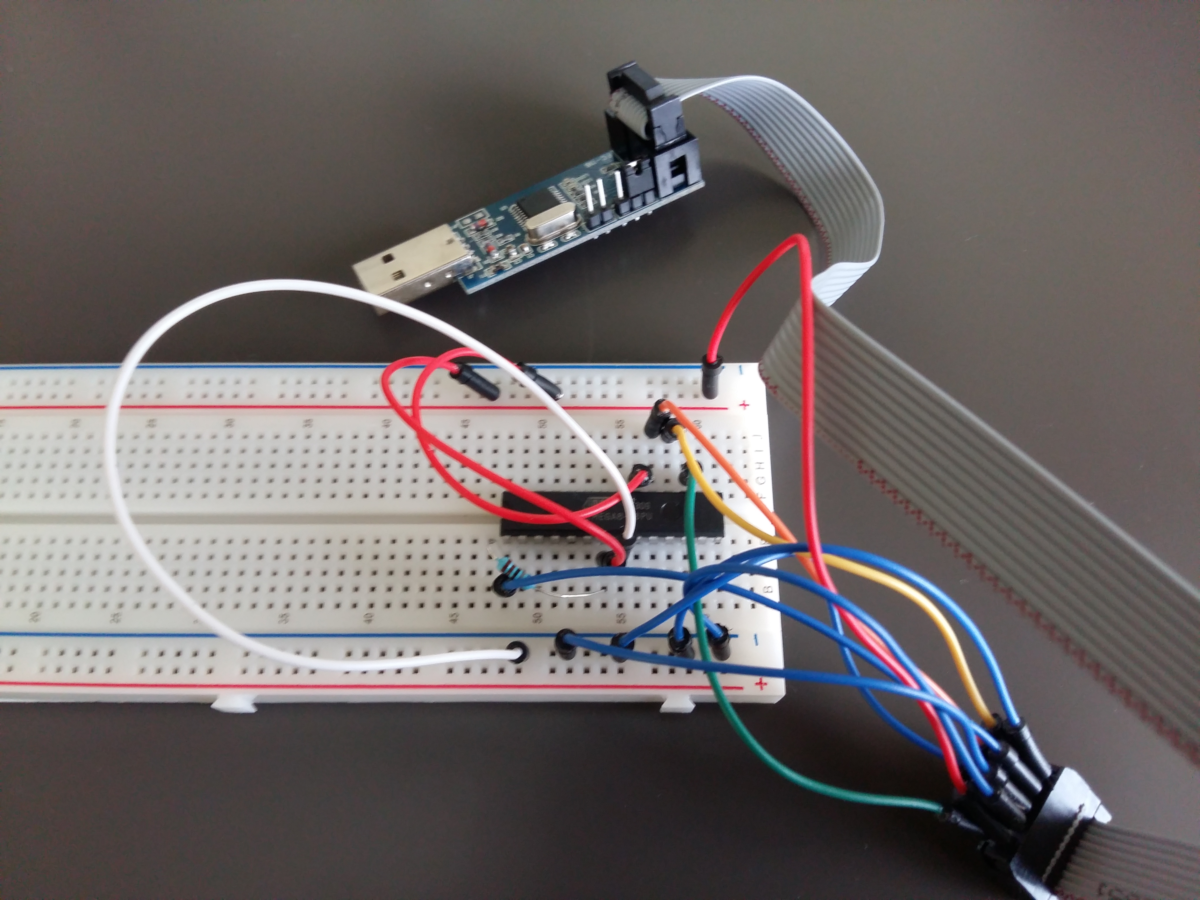 Прошивка atmega8 через usb