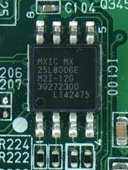 LG 24MT46D - resetuje ustawienia po wyłączeniu, wymiana MX25L8006E bez efektu