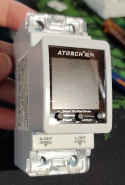 [BK7231N / CB3S] HiDANCE AT2P - "HD Color Screen" DIN-rail relay/energy meter