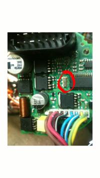 Sterownik Eberspacher B5WSC - rozpoznanie elementu 688mct na płycie głównej