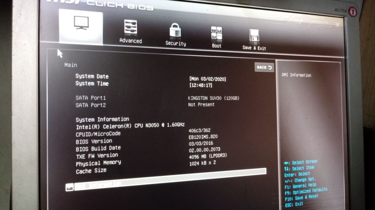 msi cubi linux