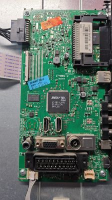 Circuit board labeled 17MB82-2 with MediaTek ARM chip.