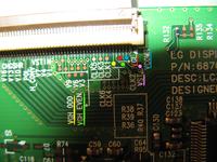 Toshiba 37ZV635D - Ciemnoniebieska matryca, brak OSD, dźwięk działa, T-CON?