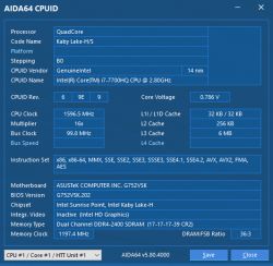 Asus ROG G752VSK - The keyboard does not work