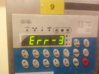 Waga Radwag WPT/W 15/30HE/3 - błąd Err-3 po podłączeniu do sieci