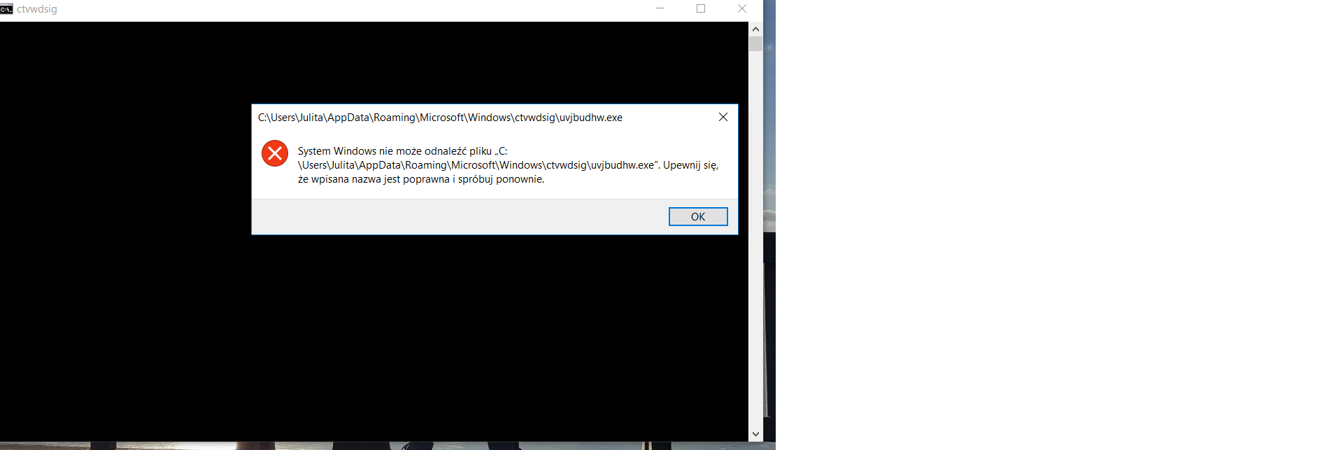 System Windows Nie Moze Uzyskac Dostepu Do Okreslonego Urzadzenia Sciezki [Rozwiązano] System Windows nie może odnaleźć pliku