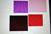 Medion 30422PV Wymiana matrycy, paski na czarnym tle