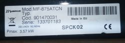 Mastercook MF-875ATCN - F10/F02/F01, nie grzeje, czy winny PT500?