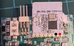 MK7231N module labeled as MK-CB2L-2 on a circuit board.