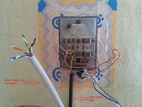 Jak podłączyć kabel telefoniczny bez wtyczki przez sufit?