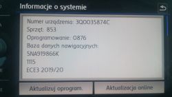 VW Tiguan - Discovery media - pytanie o aktualizację map