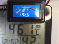 Mały i uniwersalny, elektroniczny termometr panelowy Mały i uniwersalny, elektroniczny termometr panelowy