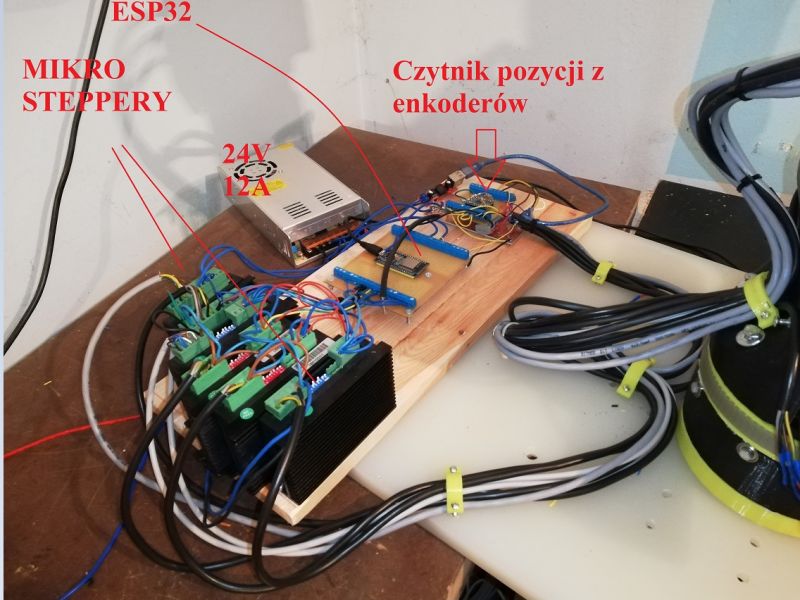 ESP32 komunikacja SPI z enkoderem absolutnym AS5048A