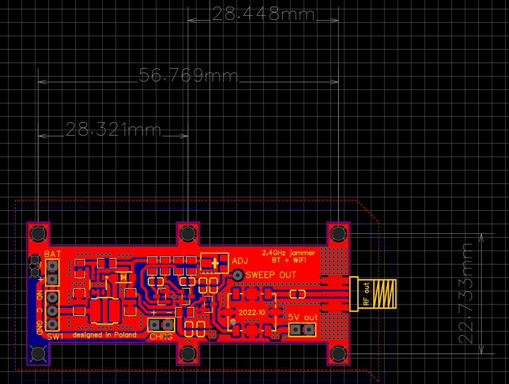 DIY bluetooth jammer, bluetooth jammer - final project