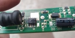 Vivax 22le31 - Led inverter failure burn IC need indentification