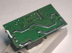 Printed Circuit Board of ATLO-B1-Tuya Relay Printed circuit board of a budget WiFi relay