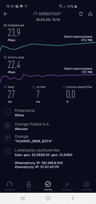 Wybór operatora LTE: T-mobile vs Orange, testy z Huawei B818