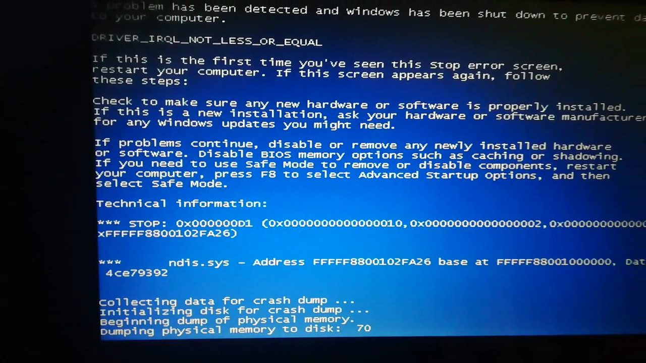 [Rozwiązano] Asus X52J widzi sieci WiFi ale nie łączy i wywala Blue Screen