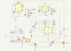 LED Lighting Circuit with PIR Sensor Electronic circuit diagram for LED lighting with PIR sensor.
