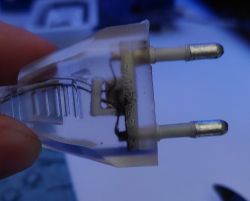 Uszkodzony sterownik światełek LED z 6 trybami pracy - przepięcie, naprawa, USB, moduł, połączenie