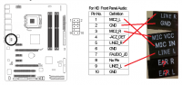 Podłączanie panelu przedniego - Front Panel HD Audio. (+załącznik)