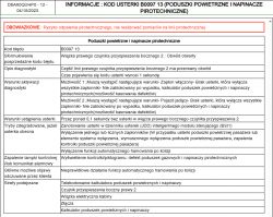 Citroen C3 III 2020 – błąd czujnika przyspieszenia bocznego, swieci sie kontrolka airbag