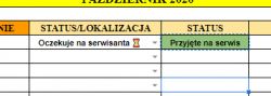 Excel - Automatyczne czyszczenie komórki po wyborze opcji z formatowania warunkowego