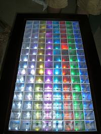 Stolik do kawy RGB LED z FFT