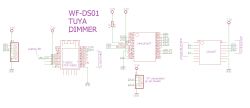 Electrical Schematic of TUYA WF-DS01 Dimmer Electrical schematic of TUYA WF-DS01 dimmer.