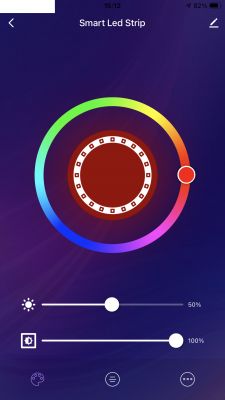 Pasek LED WiFi/IR - WX300P - tryb muzyczny - ukryte przyciski [W800-C400]