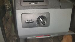 Skoda Fabia 1 - podświetlenie wyłącznika świateł