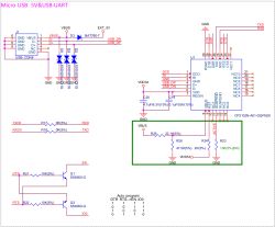 Schemat elektroniczny programatora ESP32 WROOM 32U z interfejsem USB-UART oraz automatycznym resetem przez tranzystory.