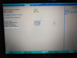 Lenovo Yoga- brak możliwości zmiany BOOT MODE w biosie