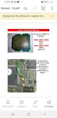 Scenic 1 2000 1.9DCI - Problem z uruchomieniem silnika(immo ?)