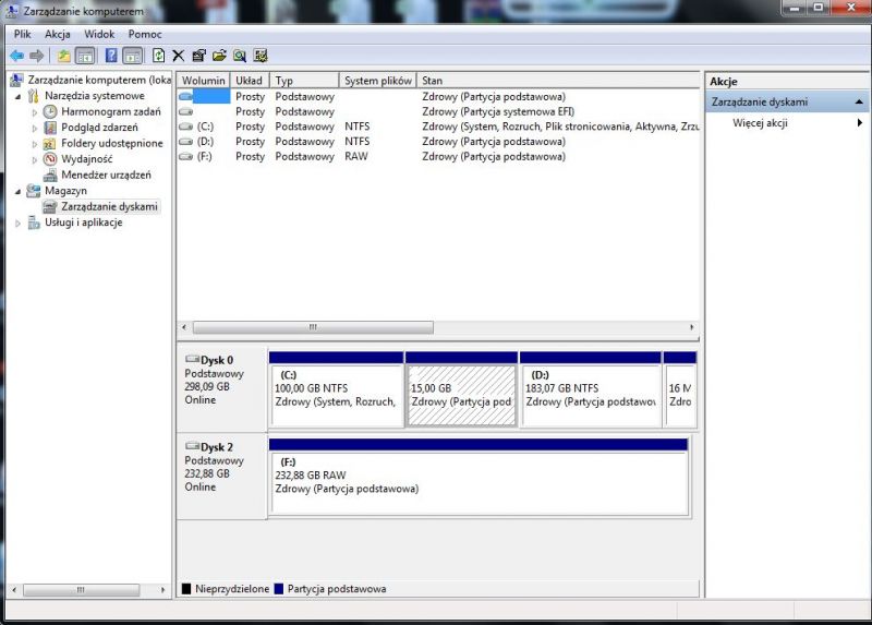 Zewnetrzy dysk USB. Widzi go Moj Komputer, brak mozliwosci odczytu-chce Format