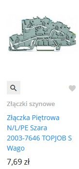 Złączki WAGO 2003-6645 - kto sprzeda mniej niż 50szt?